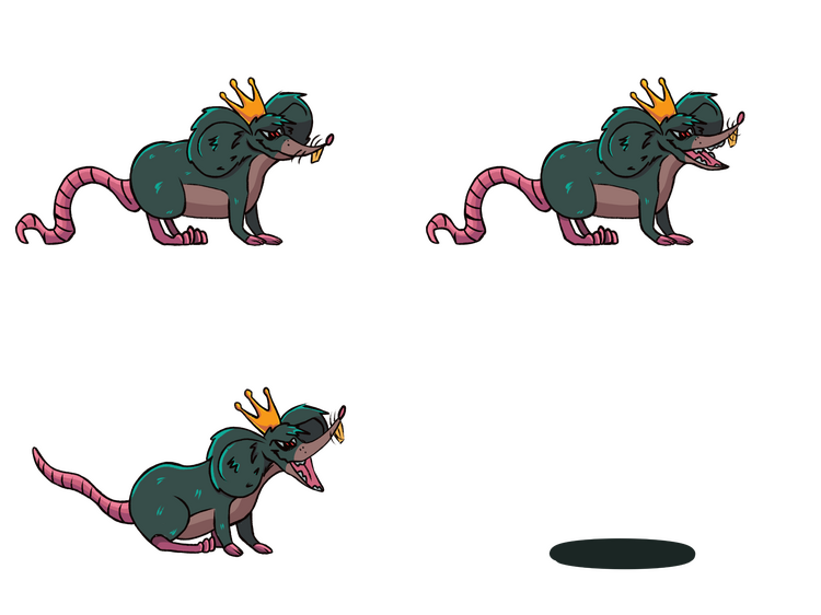 Cheddar acid attack spritesheet.