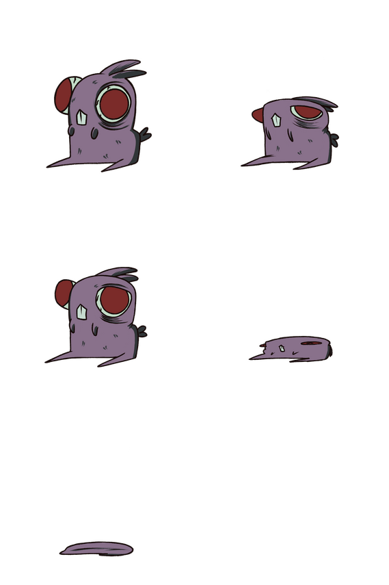 Big B death spritesheet.