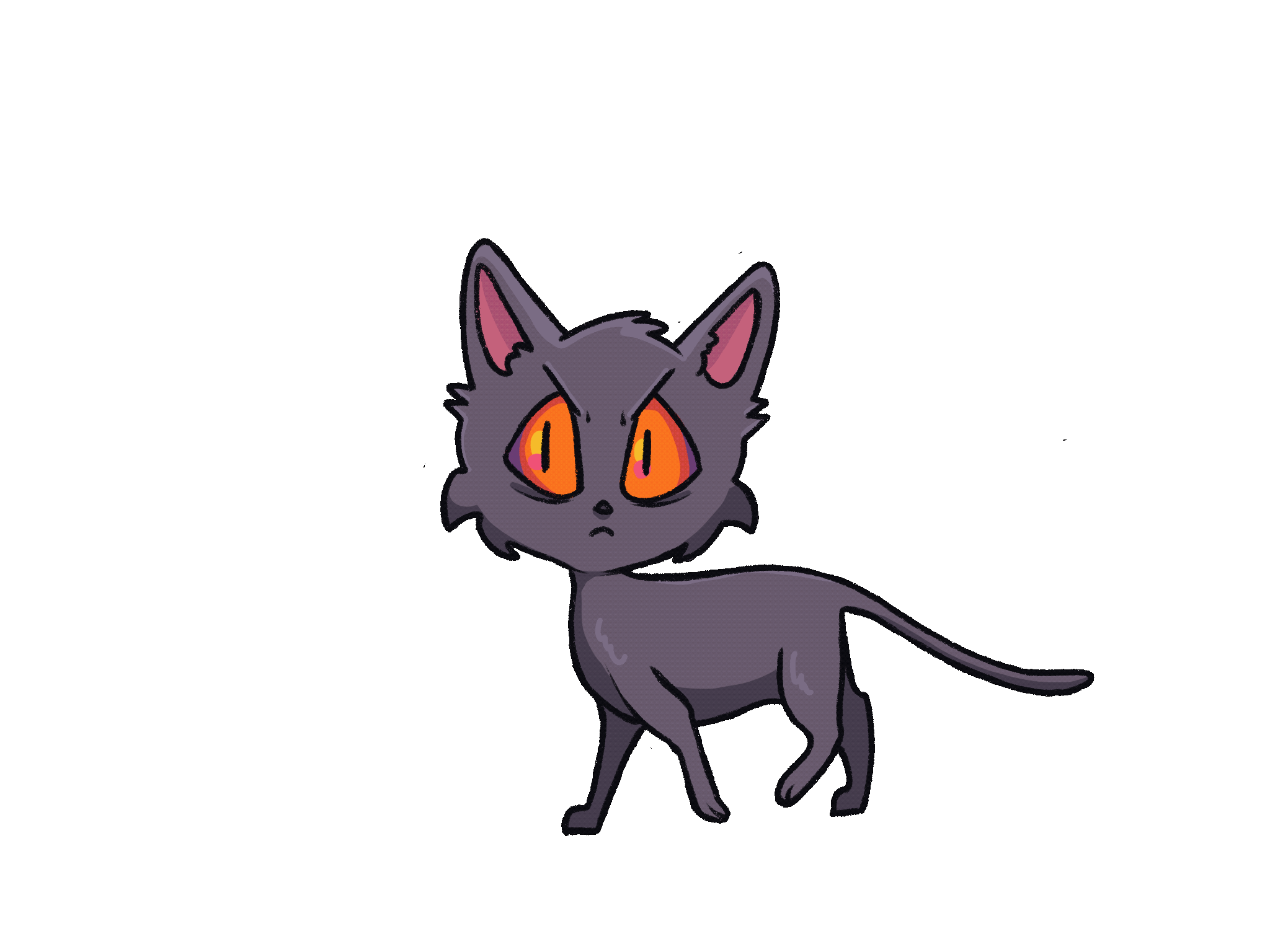 Skull Krusher side view walking animation.