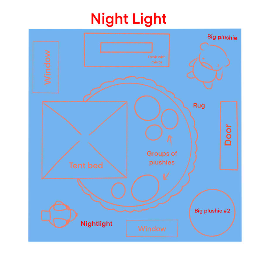 Night Light room blueprint.