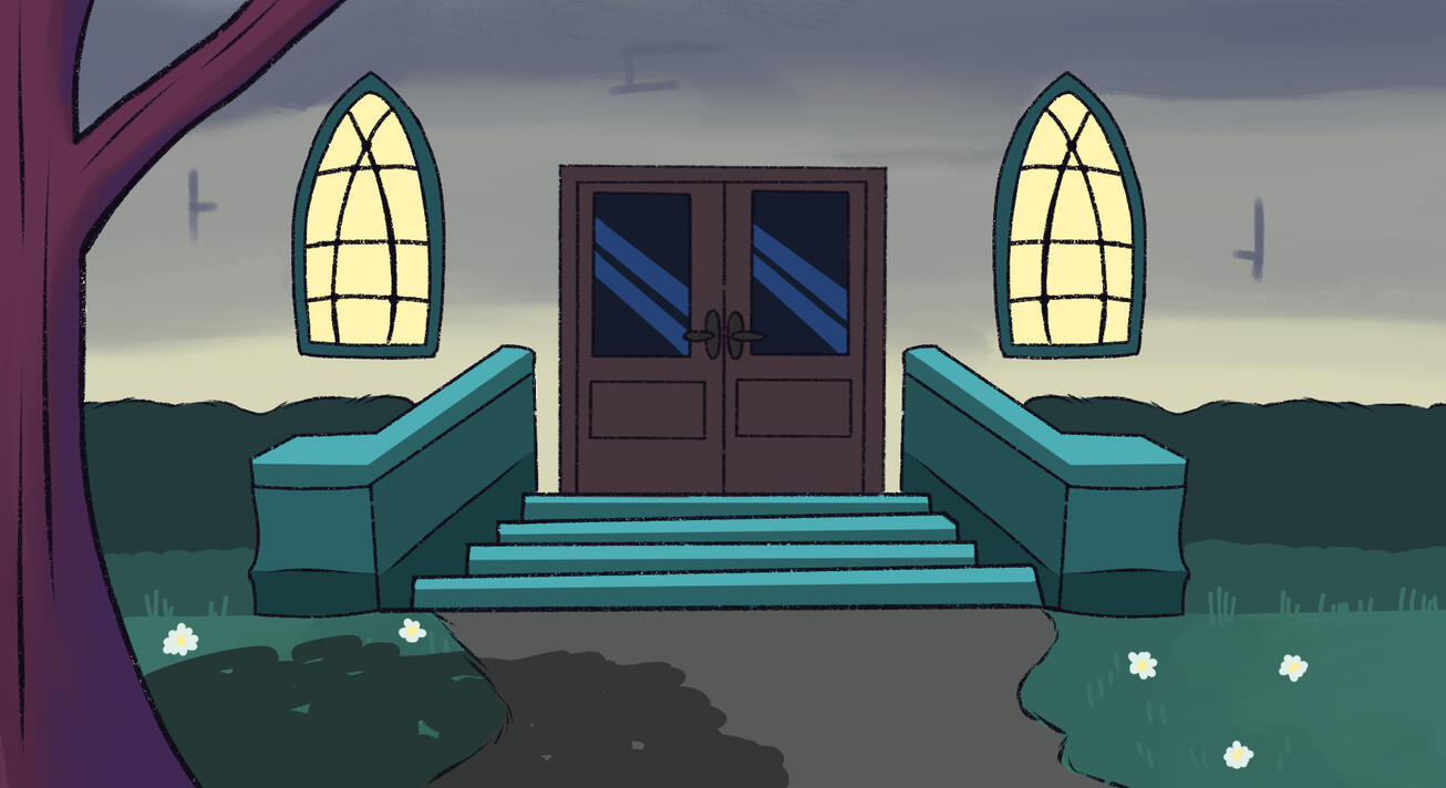 Hotel outside front view.