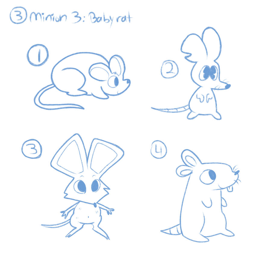 Sewer Wars- Baby rat concept.