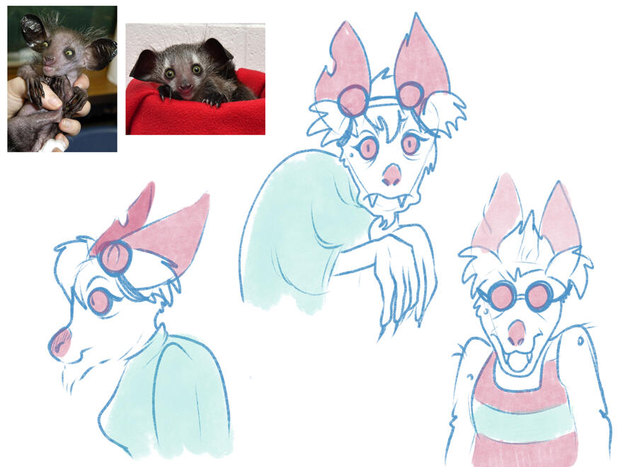 Ghost Hotel- Agnes concept art.