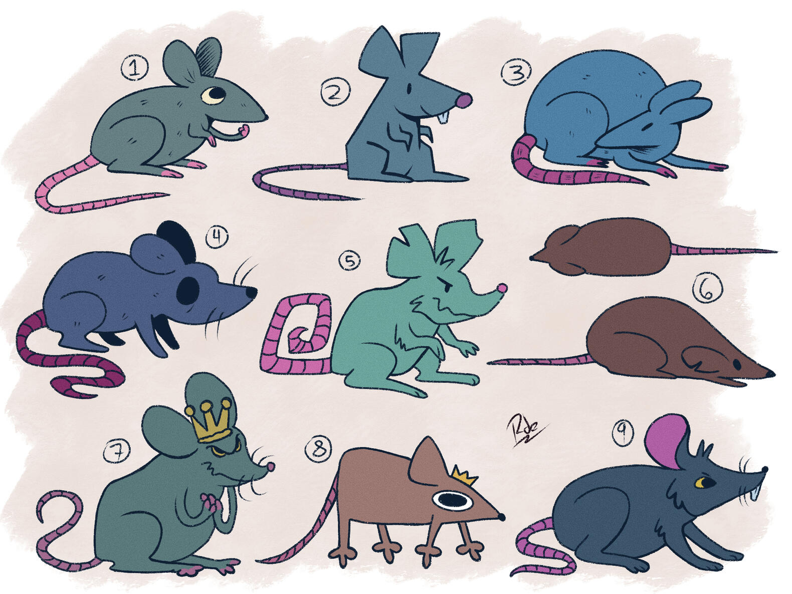 King rat concept designs.